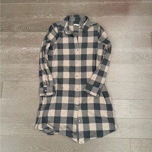 Faherty legend shirt dress flannel